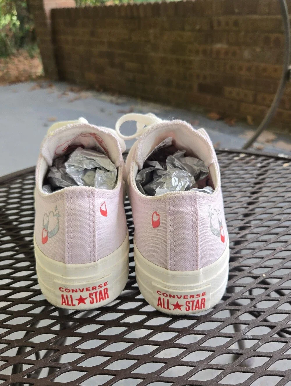 Converse Chuck Taylor All Star Lift Platform Y2K Heart Low Tops Limited Edition